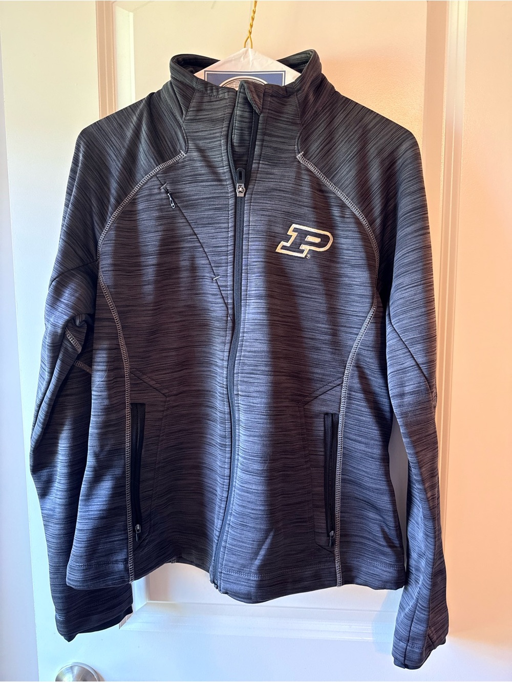 Purdue Men’s Performance Full-Zip Jacket - Charcoal